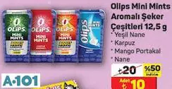 OLİPS MİNİ MİNTS AROMALI ŞEKER ÇEŞİTLERİ 12.5 G